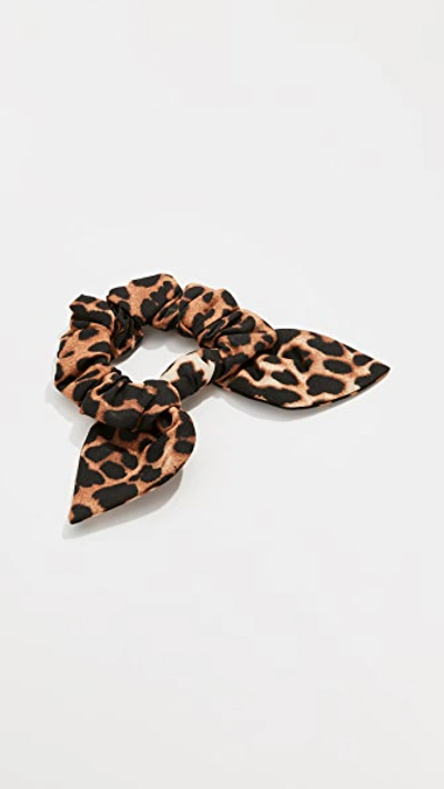 Namjosh Dark Leopard Scrunchie