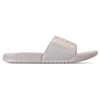 Nike Women's Benassi Jdi Print Slide Sandals, White