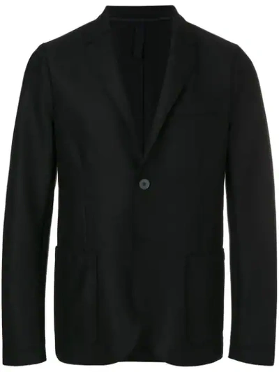 Harris Wharf London Classic Blazer In Black