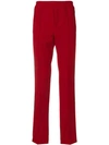 Kenzo Side Stripe Track Trousers In Red