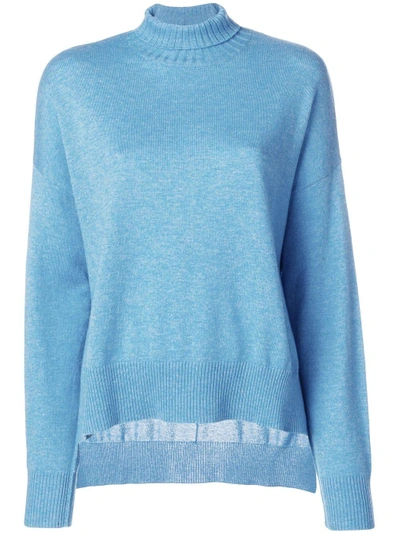 Pinko Turtleneck Sweater In Blue