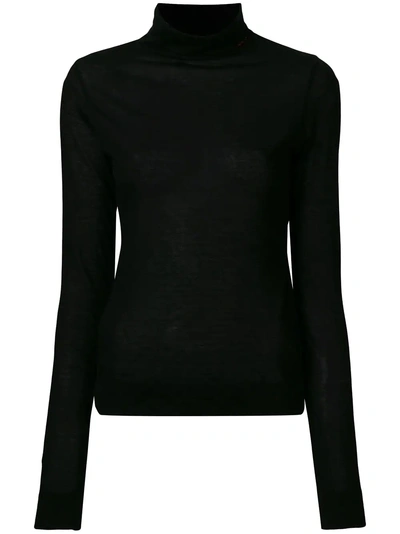 Pinko Turtleneck Sweater In Black