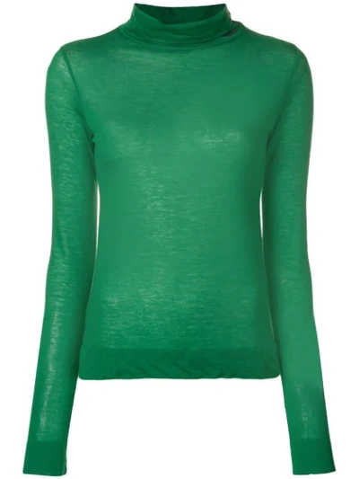 Pinko Turtleneck Sweater In Green