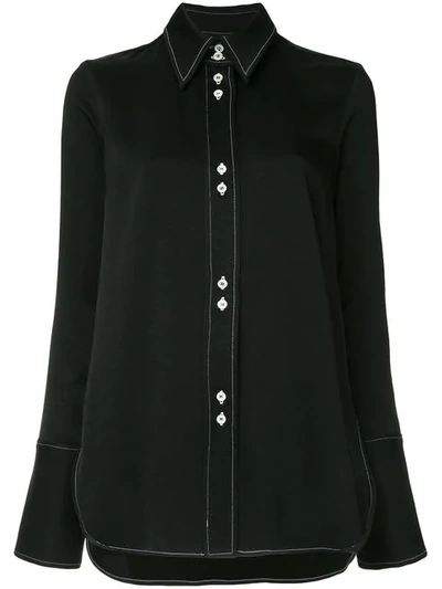 Ellery Walpole Slim Shirt - Black