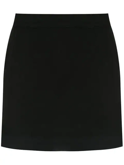 À La Garçonne High Waisted Skirt In Black