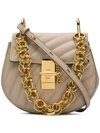 Chloé Drew Bijou Shoulder Bag In Neutrals