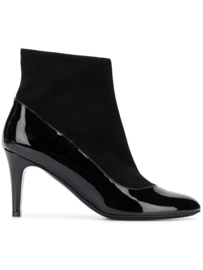 Michel Vivien Violet Ankle Boots In Black