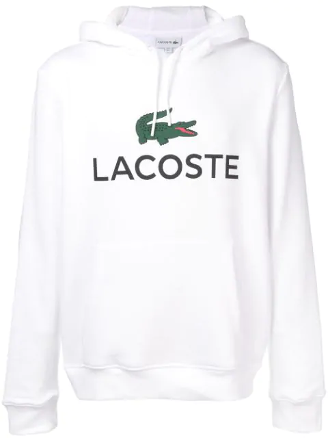 lacoste logo hoodie