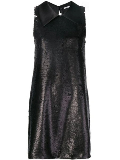 Styland Sequin Party Dress In Black