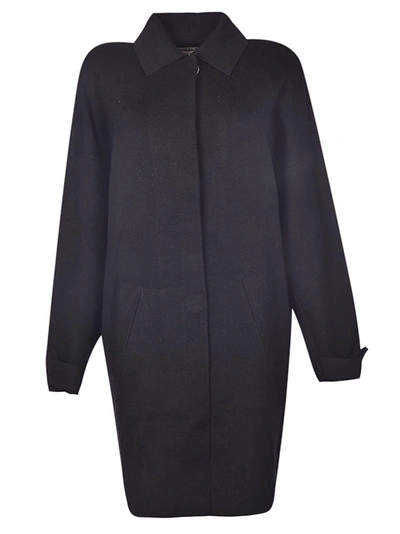 Michael Kors Single Breasted Coat In Black