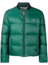 Fendi Zipped Padded Jacket - Green