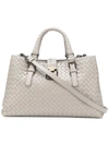 Bottega Veneta Small Roma Bag In 1519 -dark Cement