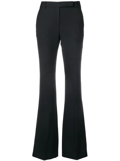 Alexander Mcqueen Classic Flared Trousers - Black