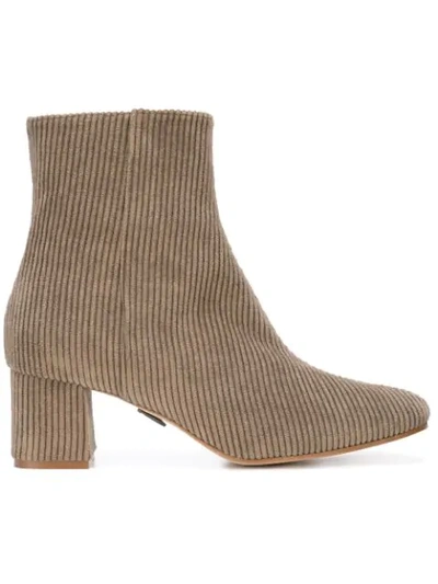 Ritch Erani Nyfc Tiffany Corduroy Boots In Neutrals