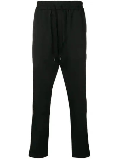 Cmmn Swdn Buck Track Trousers In Black