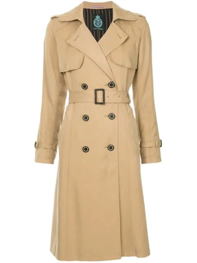 Guild Prime Double Breasted Trench Coat - Neutrals