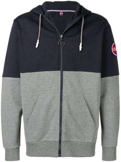 Colmar Colourblock Zip Hoodie - Blue