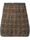 D-exterior D.exterior Sequin Embellished Skirt - Black