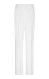 Khaite Carla High-rise Straight-leg Pants In White