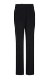 Khaite Carla High-rise Straight-leg Pants In Black