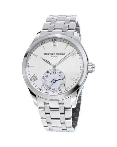 Frederique Constant Horological Smart Watch, 42mm In White/silver