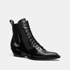 Coach Lace Up Bootie - Women's In Black