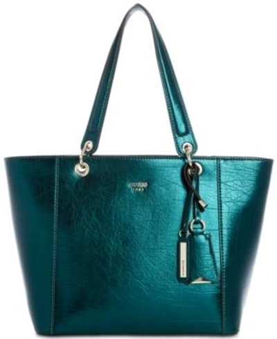 Guess Kamryn Tote In Emerald/gold