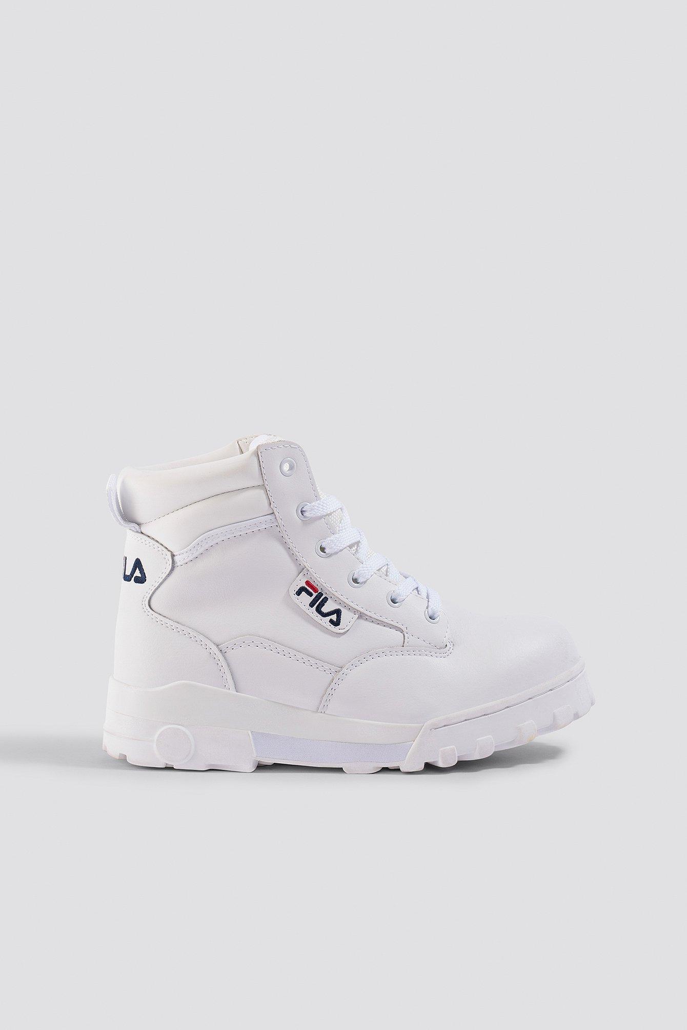 fila grunge white