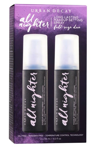 Urban Decay All Nighter Makeup Setting Spray Duo Value Size - 2 X 4 oz/ 118 ml