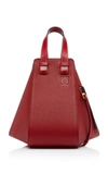 Loewe Hammock Small Calf Leather Bag In Red