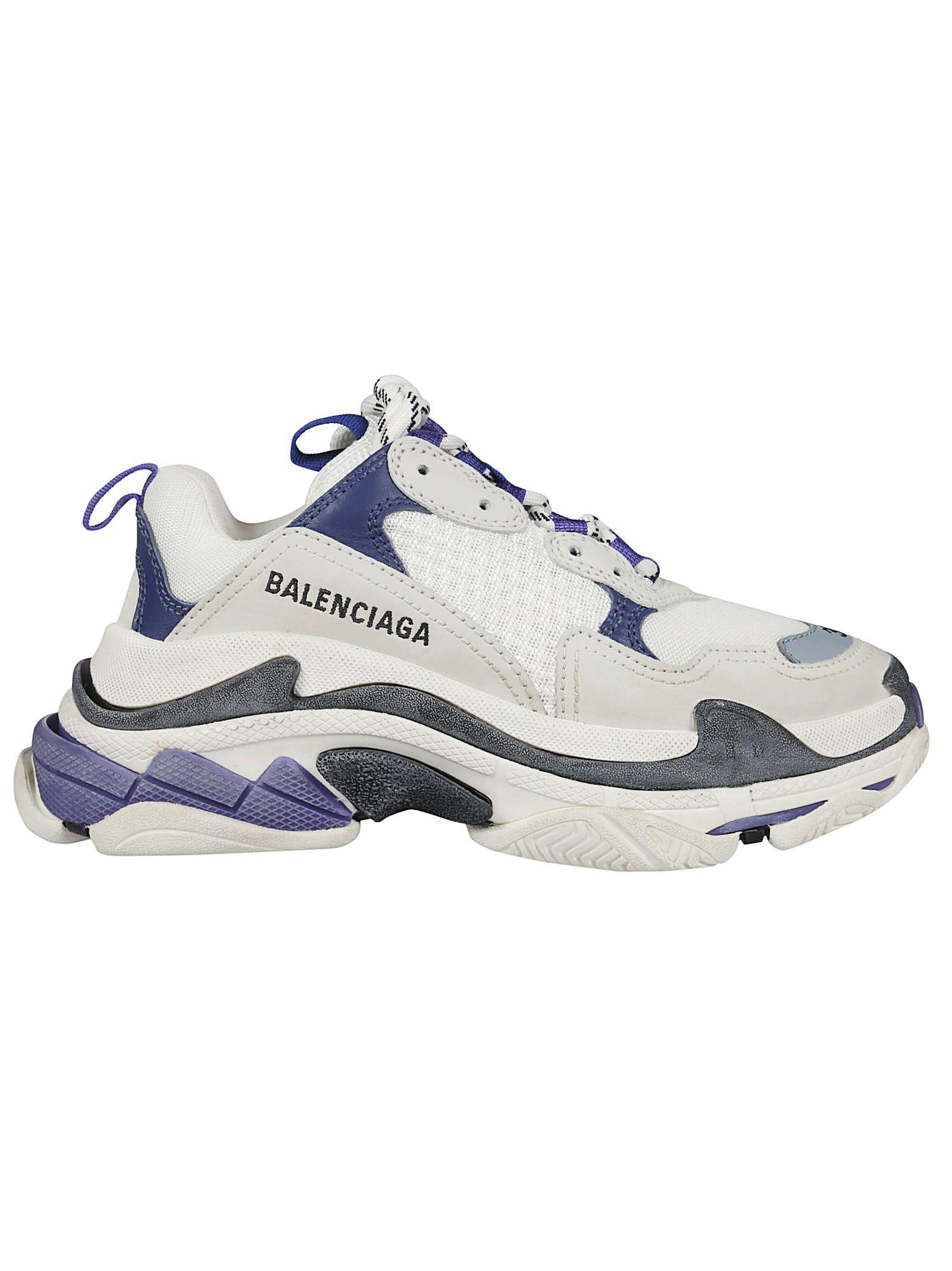 Balenciaga Rubber Track 2.0 Leather And Mesh Trainers in