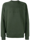 Ron Dorff Embossed Sweatshirt In Green