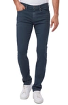 Paige 'federal' Slim Straight Leg Twill Pants In Navy Cadet