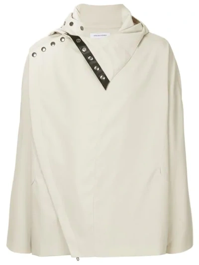 Kiko Kostadinov Studded Collar Hood Jacket - Neutrals