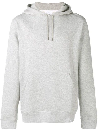 Norse Projects Classic Hoodie In Grey