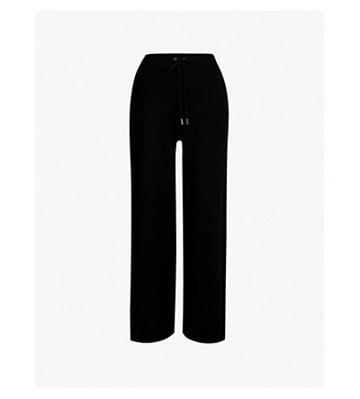 Johnstons Relaxed-fit Cashmere Culottes In Black