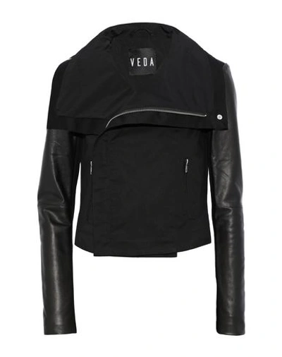 Veda Biker Jacket In Black