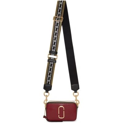 Marc Jacobs Snapshot Color Block Leather Camera Bag In Hibiscus Multi