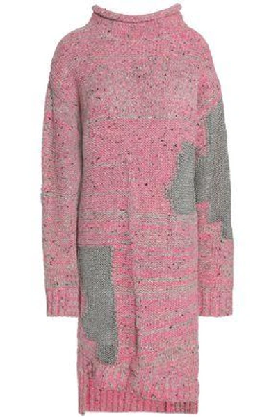 3.1 Phillip Lim / フィリップ リム Metallic Wool-blend Dress In Pink
