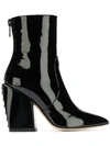 Petar Petrov Pointed Toe Boots In Black