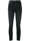 Re/done Skinny Jeans In Black