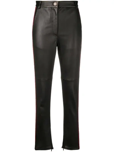 Fendi Ff Logo Trousers In Black