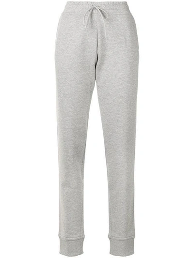 Paco Rabanne Logo Embroidered Track Trousers In Grey