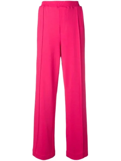 Area Contrast Band Trousers - Pink