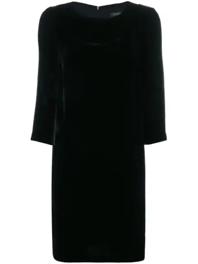 Antonelli Velvet Slip-on Dress - Black