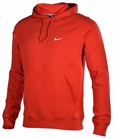 Nike Club Swoosh Hoodie Red Pull Over | ModeSens