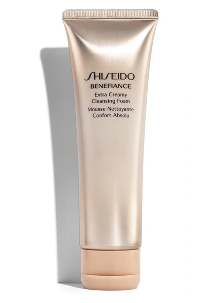 Shiseido Benefiance Extra Creamy Cleansing Foam 4.4 oz/ 125 ml | ModeSens