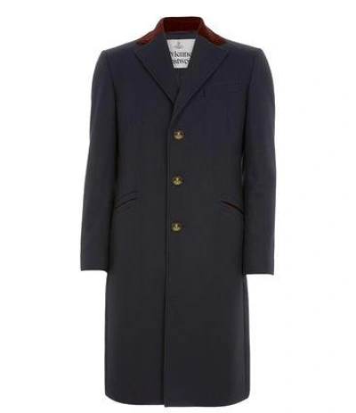 Vivienne Westwood Castle Coat Navy