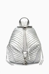 Rebecca Minkoff Julian Nylon Backpack In Silver