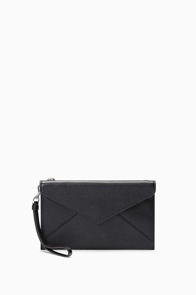 Rebecca Minkoff Leo Wristlet In Black